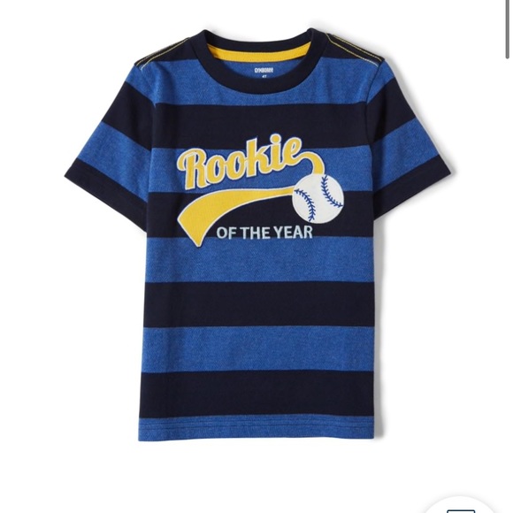 Baby boys Gymboree embroidered rookie top. NWT - Picture 1 of 3